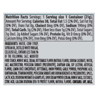 Heinz Ranch Light Dressing Single Serve, 100 x 0.7 oz Case - DOT product image 6