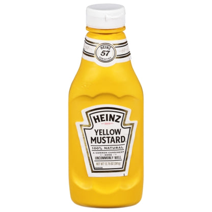 Heinz Classic Yellow Squeeze Mustard Bottle, 16 x 12.75 oz Case - DOT product image 3