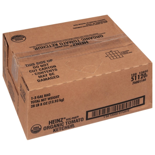 Heinz Organic Vol-Pak Ketchup Bulk, 1 x 11.35 LT Case - DOT product image 6