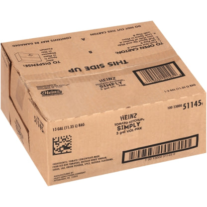 Heinz Vol Pak Simply Ketchup Bulk, 1 x 3 GA Case - DOT product image 6