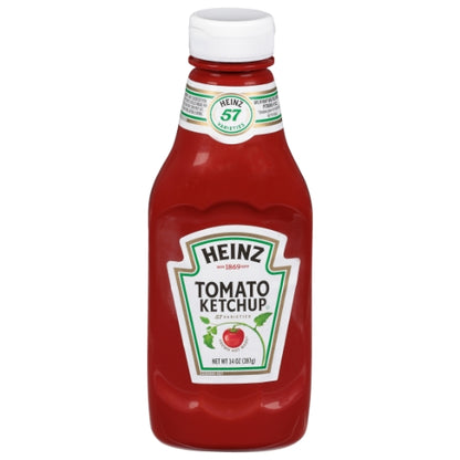 Heinz Classic Squeeze Ketchup Bottle, 16 x 14 oz Case - Condiments & Sauces