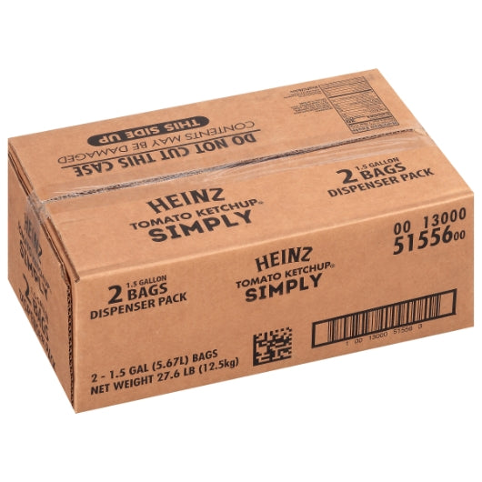 Simply Heinz Dispenser Pack Ketchup Bulk, 2 x 1.5 GA Case - DOT product image 7