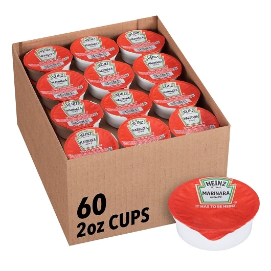Heinz Marinara Sauce Dipping Cup, 60 x 2 oz Case - Condiments & Sauces