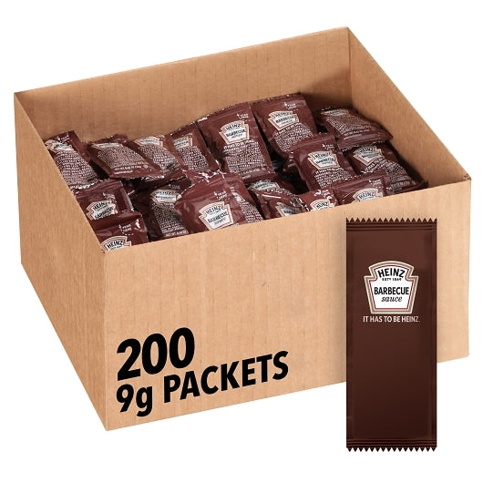 Heinz Barbecue Sauce Single Serve, 200 x 12 GR Case - Condiments & Sauces