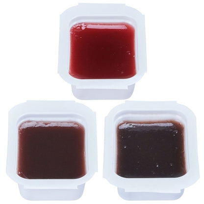 Heinz Single Serve Assorted Reduced Sugar Jelly, 12 Gram Cup - 80 Grape, 80 Strawberry, 200 x 0.5 oz Case - DOT product image 2