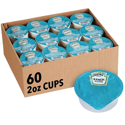 Heinz Ranch Dressing Cup, 60 x 56 GR Case - Condiments & Sauces