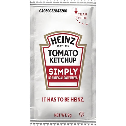 Simply Heinz Ketchup Single Serve, 1000 x 9 GR Case - DOT product image 3