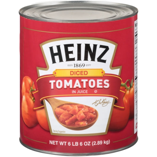 Heinz DICED TOMATO IN JUICE, 6 x 102 oz Case - DOT product image 2