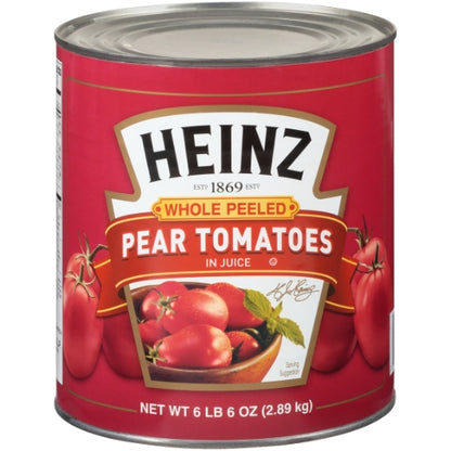 Heinz Whole Pear Tomatoes in Juice, 6 x 6.375 lb Case - DOT product image 2