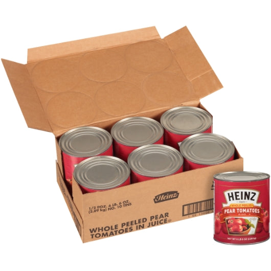 Heinz Whole Pear Tomatoes in Juice, 6 x 6.375 lb Case - DOT product image 8
