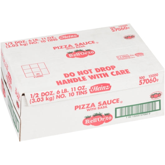 Bell Orto Pizza Sauce With BASIL, 6 x 107 oz Case - DOT product image 8