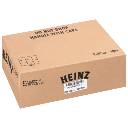 Heinz Dill 74 Count Pickle Spear Bulk, 6 x 3.094 QT Case - DOT product image 6