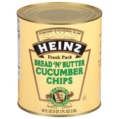Heinz Bread & Butter Pickle Chip Bulk, 6 x 99 fl oz Case - DOT product image 3