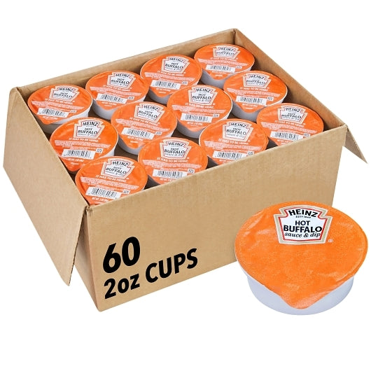 Heinz Buffalo Hot Sauce Single Serve, 60 x 56 GR Case - Condiments & Sauces
