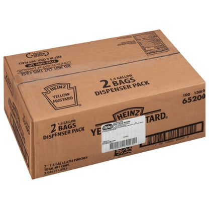 Heinz Kosher Dispenser Pack Mustard Bulk, 2 x 1.5 GA Case - DOT product image 6