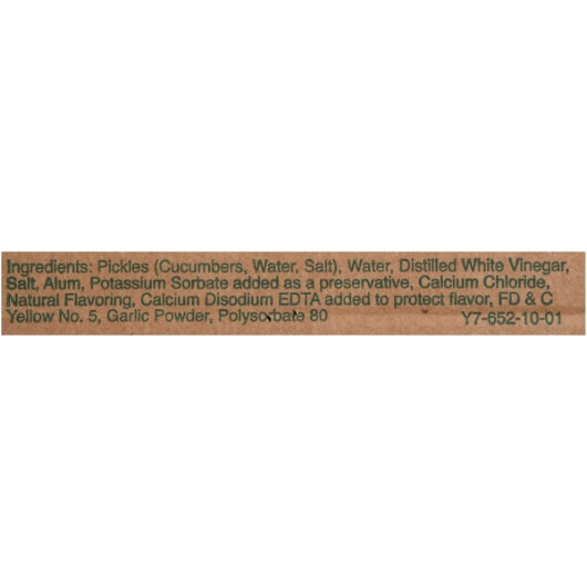 Pickle Hamburger Chip Hamburger Crinkle Cut Pickle Chip Bulk, 6 x 5.75 lb Case - DOT product image 6