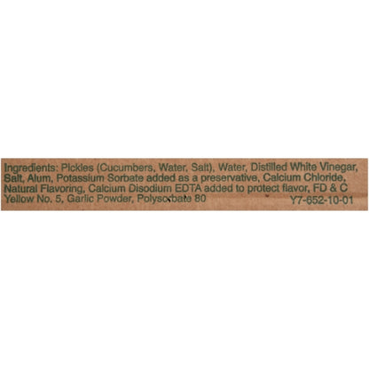 Pickle Hamburger Chip Hamburger Crinkle Cut Pickle Chip Bulk, 6 x 5.75 lb Case - DOT product image 6