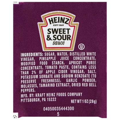 Heinz Sweet and Sour Sauce Single Serve, 100 x 1 oz Case - DOT product image 2
