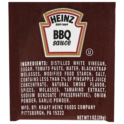 Heinz BBQ Sauce Cup Single Serve, 100 x 1 oz Case - DOT product image 2