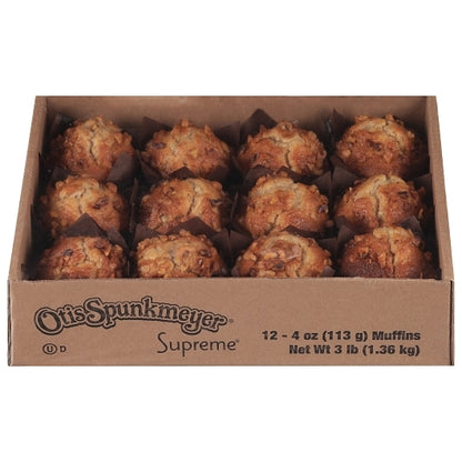 Otis Spunkmeyer Banana Bread Tulip Cup Tray, 2 x 12 x 4 oz Case - DOT product image 2