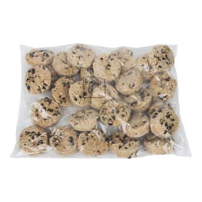Otis Spunkmeyer Gourmet CHOCOLATE CHIP Cookie Dough, 4 x 27 x 3 oz Case - Bakery & Desserts