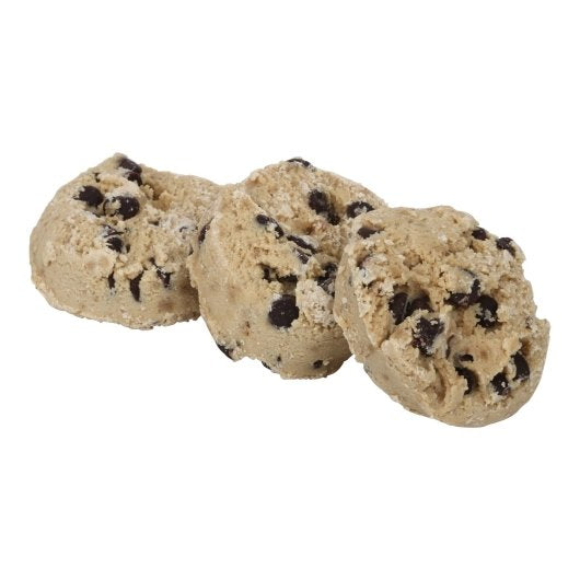 Otis Spunkmeyer Gourmet CHOCOLATE CHIP Cookie Dough, 4 x 27 x 3 oz Case - DOT product image 3
