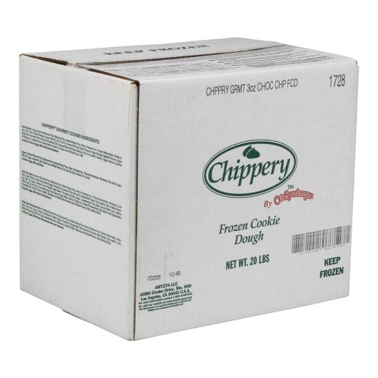 Otis Spunkmeyer Gourmet CHOCOLATE CHIP Cookie Dough, 4 x 27 x 3 oz Case - DOT product image 7