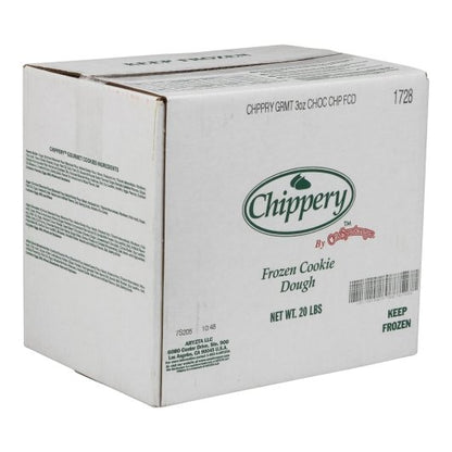 Otis Spunkmeyer Gourmet CHOCOLATE CHIP Cookie Dough, 4 x 27 x 3 oz Case - DOT product image 7