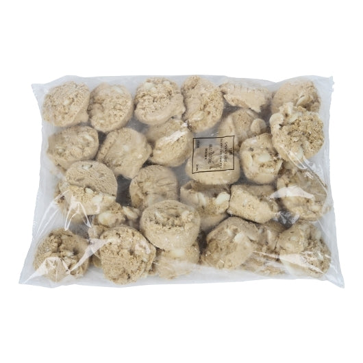 Otis Spunkmeyer WHITE CHOCOLATE MACADAMIA Cookie Dough, 4 x 27 x 3 oz Case - Bakery & Desserts