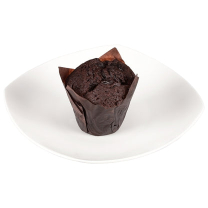 Otis Spunkmeyer Decadent Chocolate Muffin with Chocolate Chips Tulip Cup Tray Bulk Pack, 2 x 12 x 4 oz Case - DOT product image 4