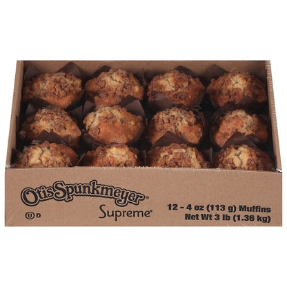 Otis Spunkmeyer Apple, Cinnamon & Pecan Tulip Muffin Pack, 2 x 12 x 4 oz Case - DOT product image 2