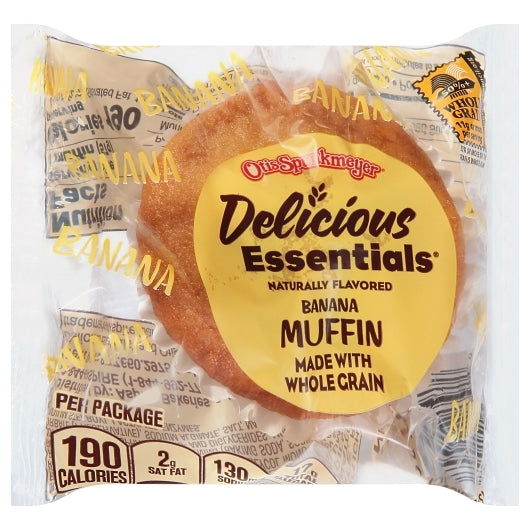 Otis Spunkmeyer Individually Wrapped Whole Grain Banana Muffin, 72 x 2 oz Case - DOT product image 2