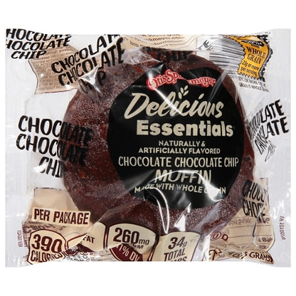 Otis Spunkmeyer Chocolate Muffin with Chocolate Chips, 4 x 4 oz Case - Bakery & Desserts