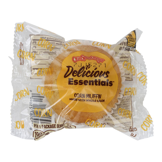 Otis Spunkmeyer Individually Wrapped Corn Muffin Made with 51% Whole Grain, 72 x 2 oz Case - Bakery & Desserts