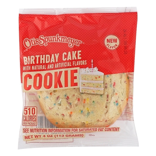 Otis Spunkmeyer Birthday Cake Cookies, 24 x 4 oz Case - Bakery & Desserts - image 2