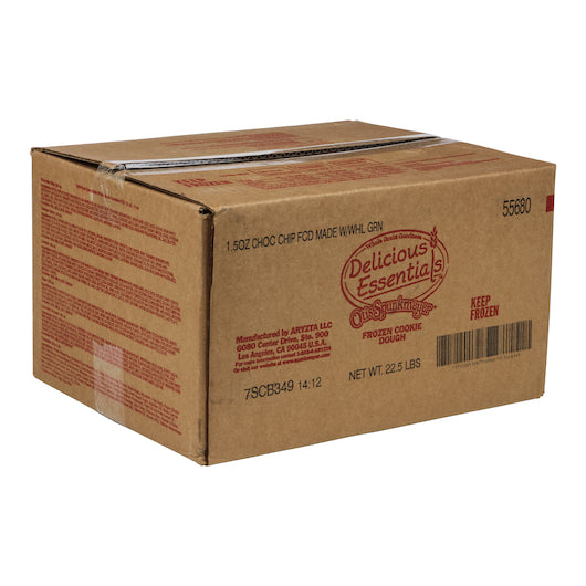 Delicious Essentials Chocolate Chip With 51% Whole Grain Frozen Cookie Dough, 8 x 30 x 1.5 oz Case - DOT product image 7