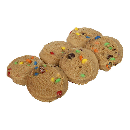 Delicious Essentials Carnival Multi-Colored Candies & Candy Coated Chocolate Gems With 51% Whole Grain Cookie Dough, 8 x - DOT product image 2