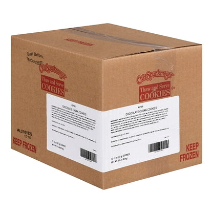 Otis Spunkmeyer Thaw And Serve Chocolate Chunk Wrap Pack Cookie, 12 x 6 x 2 oz Case - DOT product image 6