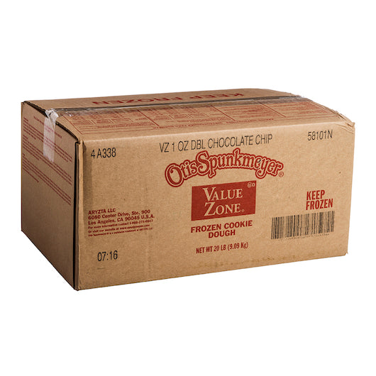 Otis Spunkmeyer Frozen Double Chocolate Chip Cookie Dough, 1 x 320 x 1 oz Case - DOT product image 6