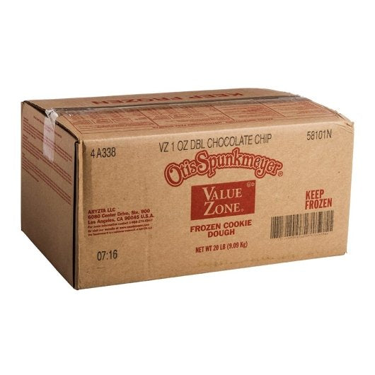 Otis Spunkmeyer Frozen Double Chocolate Chip Cookie Dough, 1 x 320 x 1 oz Case - DOT product image 7