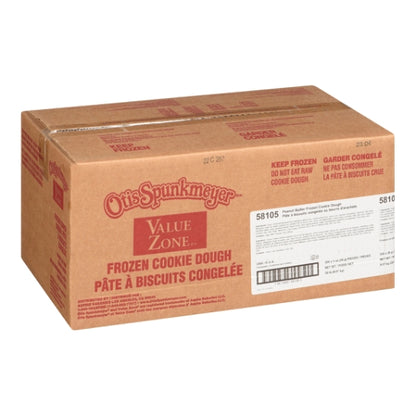 Otis Spunkmeyer Value Zone Peanut Butter Bulk Bag Frozen Cookie Dough, 1 x 20 lb Case - Bakery & Desserts