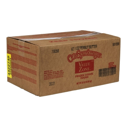 Otis Spunkmeyer Value Zone Peanut Butter Bulk Bag Frozen Cookie Dough, 1 x 20 lb Case - DOT product image 6