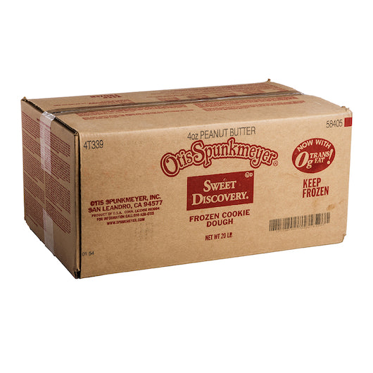 Otis Spunkmeyer Kosher Sweet Discovery Peanut Butter Cookie Dough, 1 x 80 x 4 oz Case - DOT product image 8