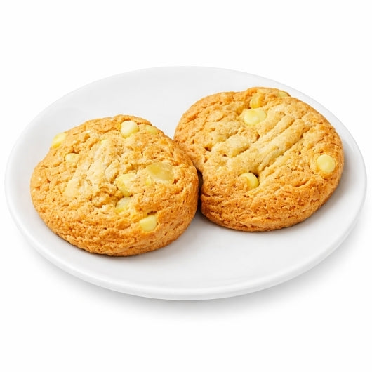 Otis Spunkmeyer Sweet Discovery White Chocolate Macadamia Dough, 1 x 80 x 4 oz Case - Bakery & Desserts