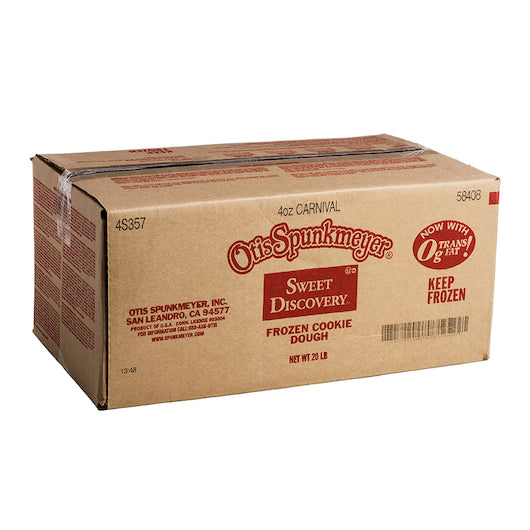 Otis Spunkmeyer Frozen Chocolate Chip & Colored Candies Carnival Cookie Dough, 1 x 80 x 4 oz Case - DOT product image 6
