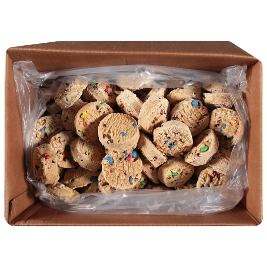Otis Spunkmeyer Frozen Chocolate Chip & Colored Candies Carnival Cookie Dough, 1 x 80 x 4 oz Case - Bakery & Desserts