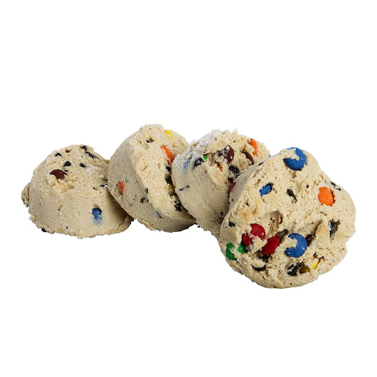 Otis Spunkmeyer Frozen Chocolate Chip & Colored Candies Carnival Cookie Dough, 1 x 80 x 4 oz Case - DOT product image 2