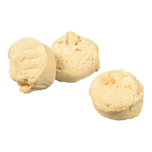 Otis Spunkmeyer Frozen White Chocolate Chip Macadamia Nut Cookie Dough, 1 x 240 x 1.33 oz Case - Bakery & Desserts