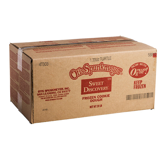 Otis Spunkmeyer Frozen Cookie Dough Chocolate Turtle With Caramel, Pecans & Caramel Chips, Bulk Bag, 1 x 240 x 1.33 oz - DOT product image 7