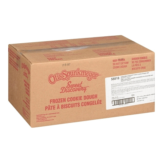 Otis Spunkmeyer Sweet Discovery Chocolate Flavored With Reese's Pieces Candy Bulk Bag Frozen Cookie Dough, 1 x 240 x - DOT product image 6